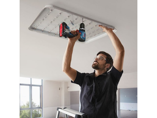Akumulatorski udarni vrtalni vijačnik Bosch GSB 18V-65 v L-BOXX, 06019N3301
